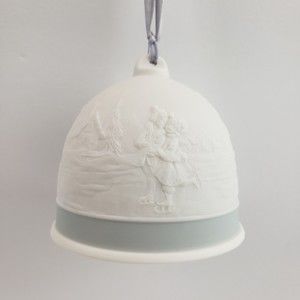 Lladro Porcelain Four Seasons Bell Ornament Winter 1994 Hand Made In Spain